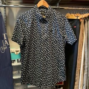 RVCA mens button down shirt